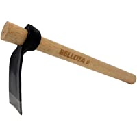 Bellota 232-A CM 400 232ACM400-Azadilla con Mango para Agricultura y jardinería- Negro-Gris-Marrón